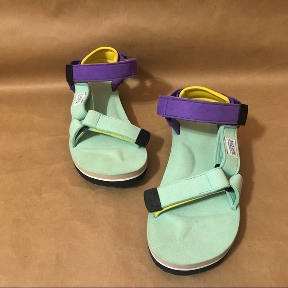 Suicoke | Depa ECS Platform Sandals Mint 78 Dad Sandals Retro Outdoor Size 9 - Picture 3 of 16